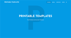 Desktop Screenshot of printabletemplates.com
